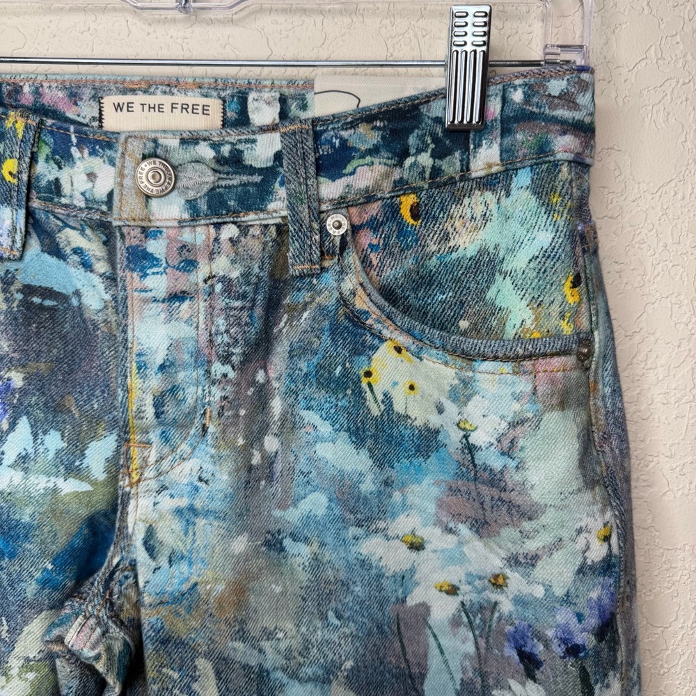 NWT Free People We The Free Tennessee Low-Rise Illusions Jeans - Picture 7 of 14